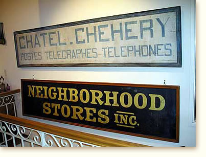 antique folk art trade signs