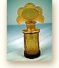 Early 1900’s Czech Bohemian art glass perfume with Intaglio stopper