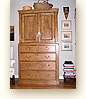 antique pine cabinet