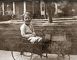 Dave in his First "car"